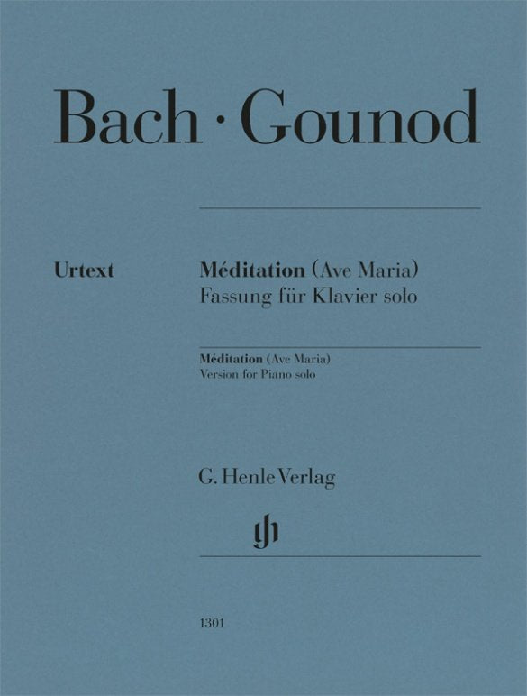 Bach/gounod - Meditation (ave Maria) Version for Piano Solo