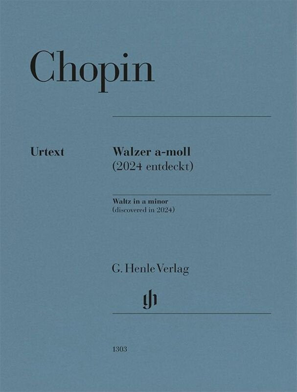 Chopin - Waltz in a Minor (discovered in 2024) for Piano