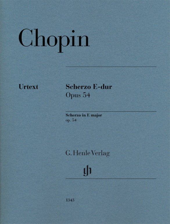 Chopin - Scherzo in E Major Op 54 Piano Urtext