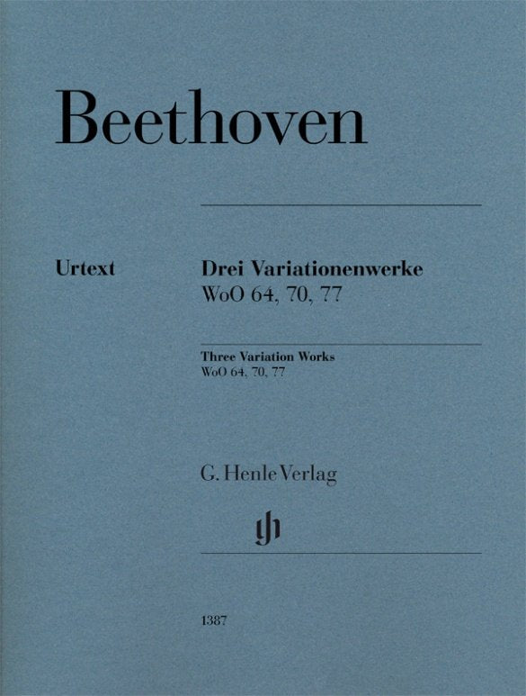 Beethoven - 3 Variations Woo 70, 64, 77 Piano