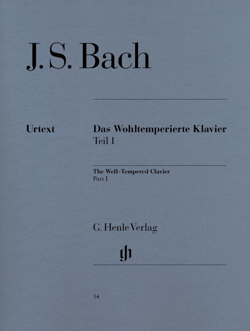 BACH - PRELUDES AND FUGUES BK 1 URTEXT