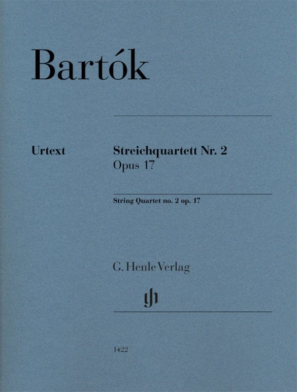 Bartok - String Quartet No 2 Op 17 Set of Parts