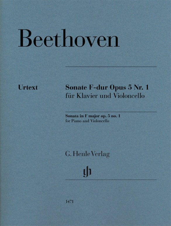 Beethoven - Sonata F Major Op 5 No 1 Cello/piano