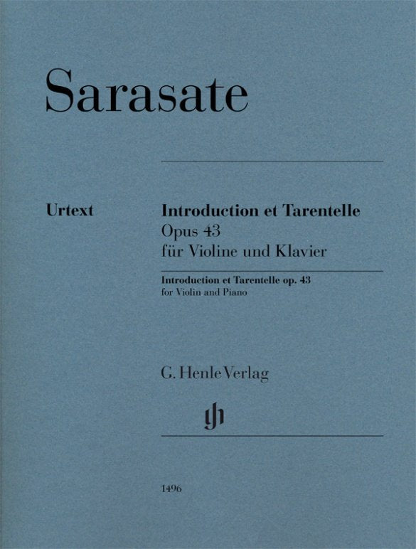Sarasate - Introduction and Tarentelle Op 43 Violin/piano