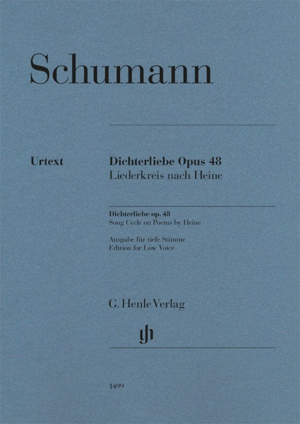Schumann - Dichterliebe Op 48 Low Voice/piano