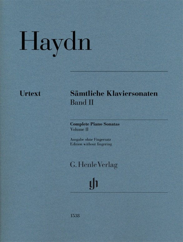 Haydn - Piano Sonatas Vol 2 Urtext Without Fingering