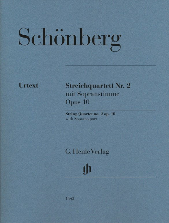 Schoenberg - String Quartet No 2 Op 10 With Soprano Part