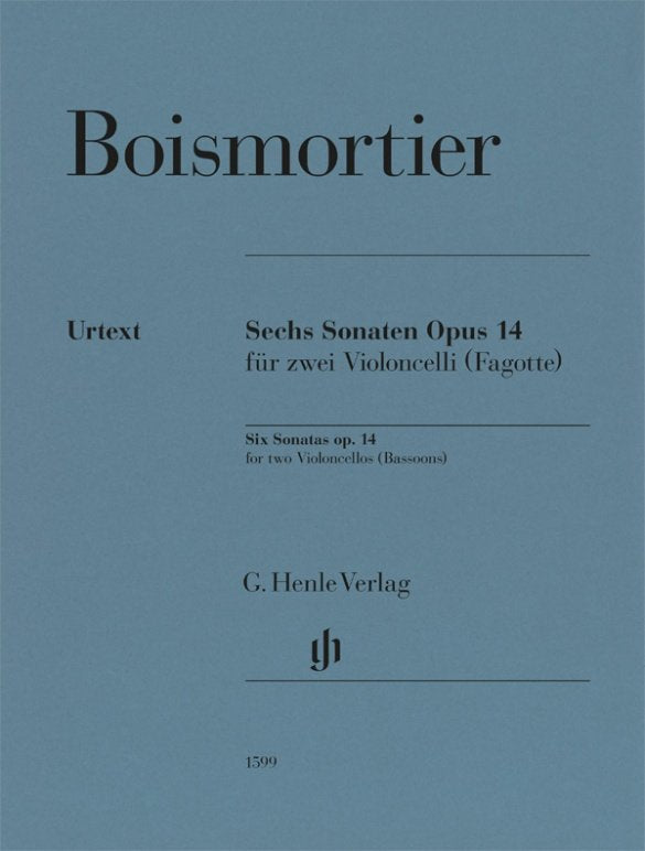 Boismortier - 6 Sonatas Op 14 for 2 Cellos (or Bassoons)