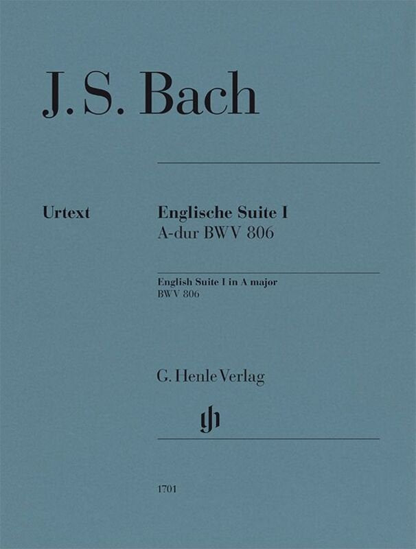 Bach - English Suite No 1 a Major Bwv 806 Piano