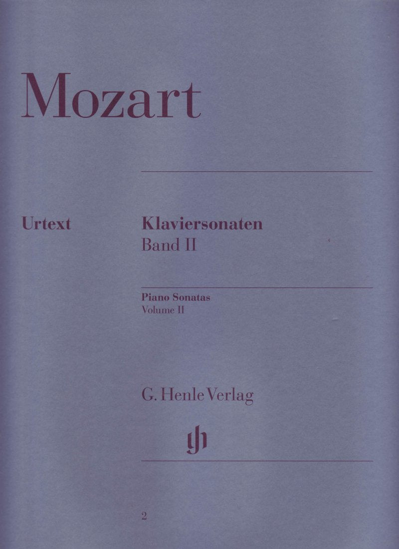 MOZART - PIANO SONATAS VOL 2 URTEXT