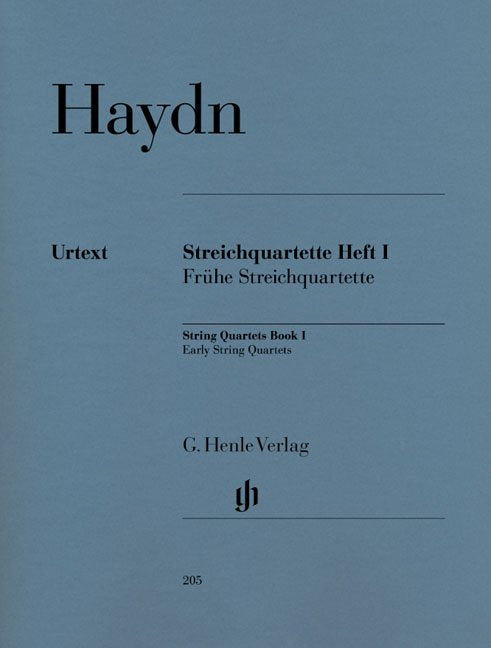 String Quartets Bk 1 Early 2vln Vla Vc