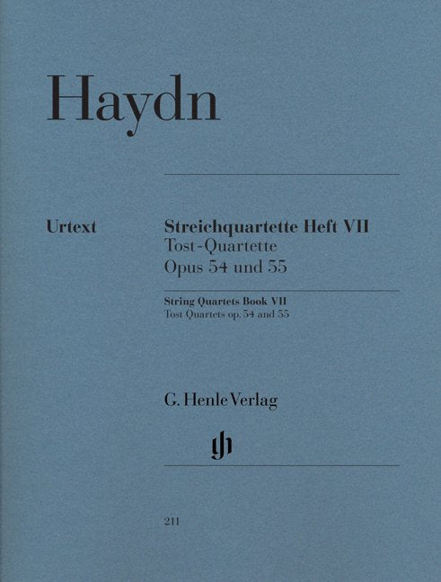String Quartets Bk 7 Op 54 Op 55