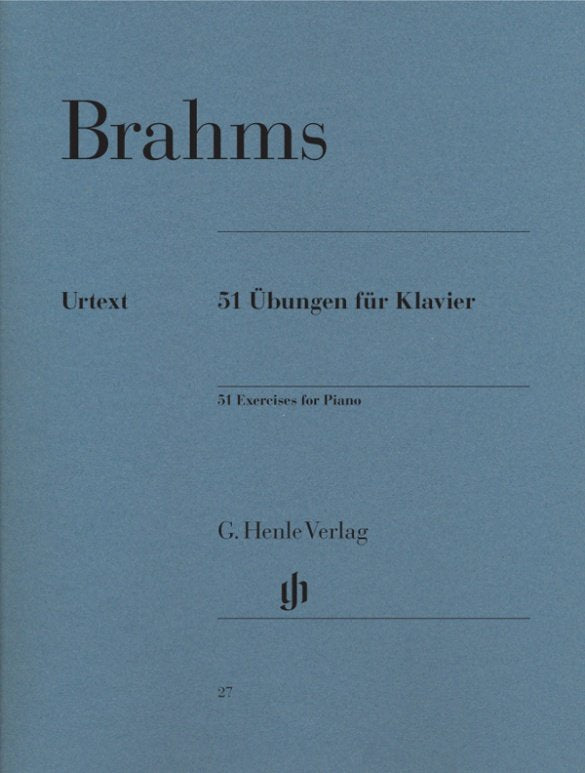 Brahms - 51 Exercises for Piano Urtext