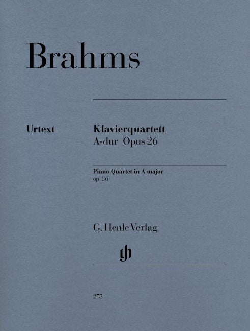 Piano Quartet Op 26 a Vln Vla Vc Pno