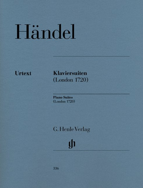 Handel - Piano Suites Nos 1 to 8 Hwv 426-433 Urtext