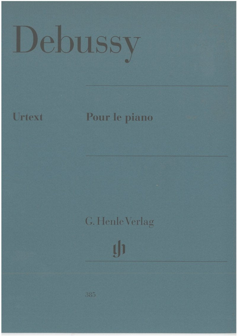 Debussy - Pour Le Piano Urtext