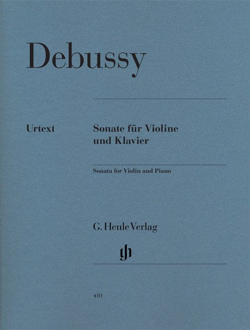 Debussy - Sonata G Minor Violin/piano Urtext