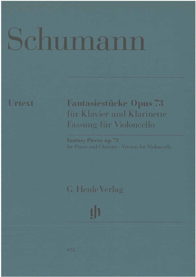 Schumann - Fantasy Pieces Op 73 Cello/piano