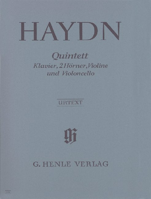 Quintet Hob 14 No 1 Vln Vc 2fhn Pno