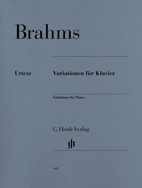 Brahms - Variations for Piano Complete