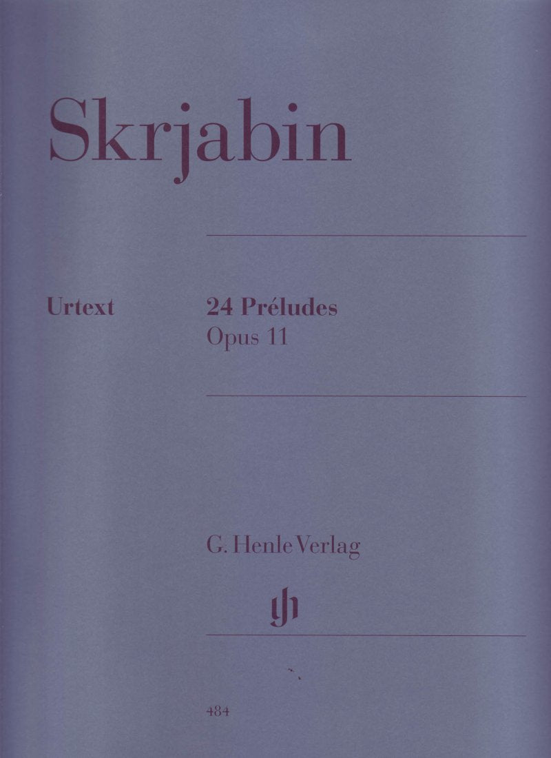 Scriabin - 24 Preludes Op 11 Urtext