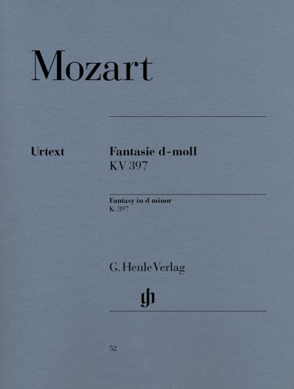 Mozart - Fantasia D Minor K 397 Piano