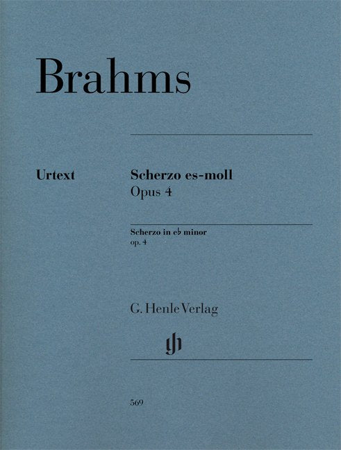 Scherzo in E Flat Min Op 4 Piano Solo