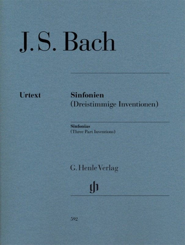 Sinfonias (three Part Inventions) Bwv 787-801