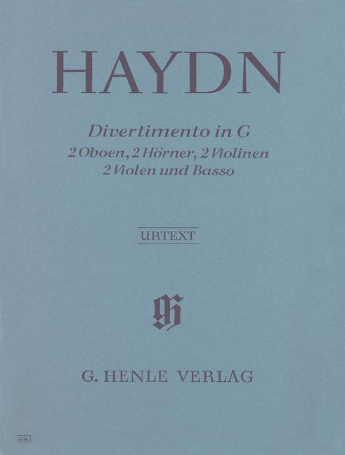 Divertimento G 2 Ob/2 Fhn/2 Vln/2 Vla/db
