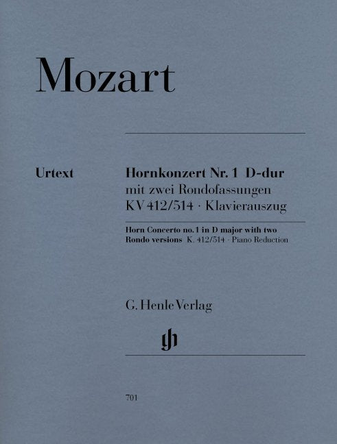 Concerto No1 K 412 K 514 D W/ 2 Rondo Vers F Hrn