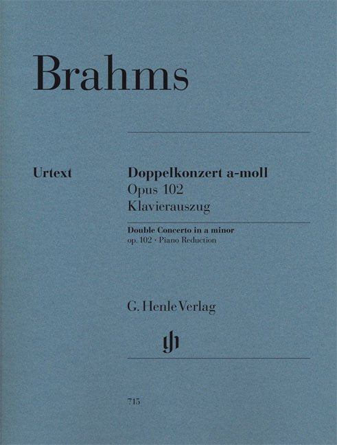 Double Concerto Op 102 Violin/cello