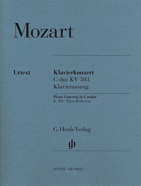 Concerto K 503 C 2p 4h Urtext