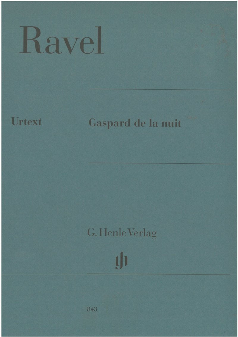 Ravel - Gaspard De La Nuit Urtext