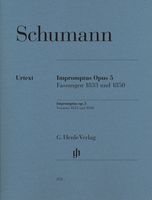 Impromptus Op 5 1833 and 1850 Versions