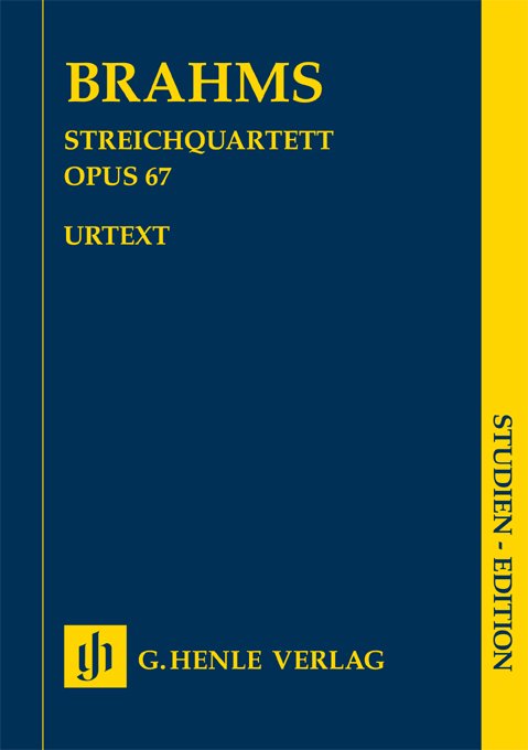 String Quartet Op 67 B Flat Urtext