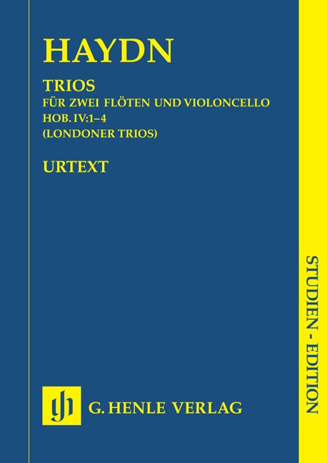 London Trios Hob 4 No 1-4 2fl Vc Study Score