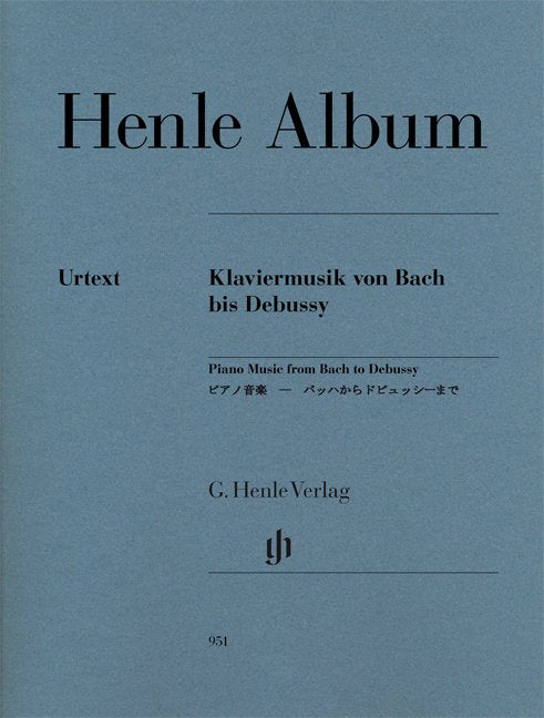 Henle Album Piano Music From Bach to Debussy
