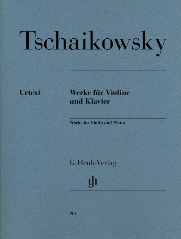 Tchaikovsky - Works for Violin/piano Urtext