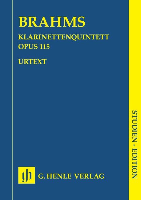 Brahms - Clarinet Quintet Op 115 Study Score