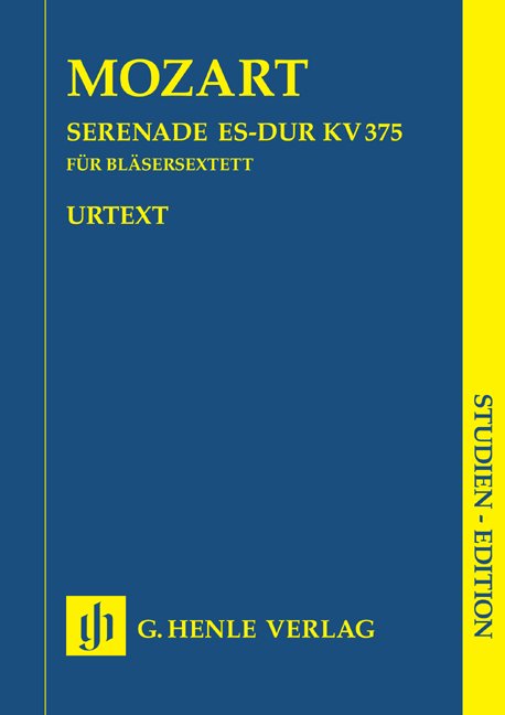 Serenade K 375 E Flat Sextet Study Score