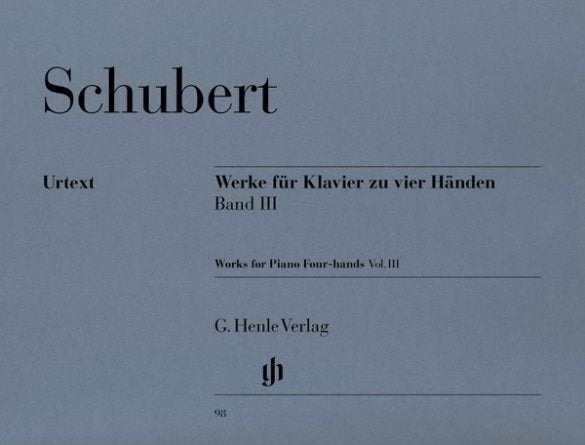 Schubert - Works for Piano 4 Hands Vol 3 Piano Duet