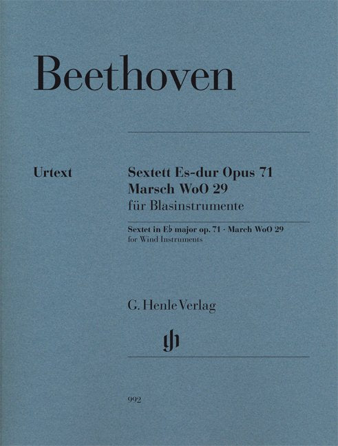 Sextet Op 71 E Flat and March Woo 29 Parts