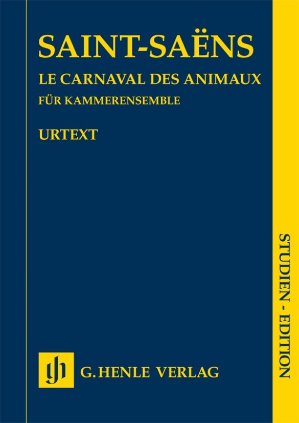 The Carnival of the Animals Chamber Ensemble Study Score