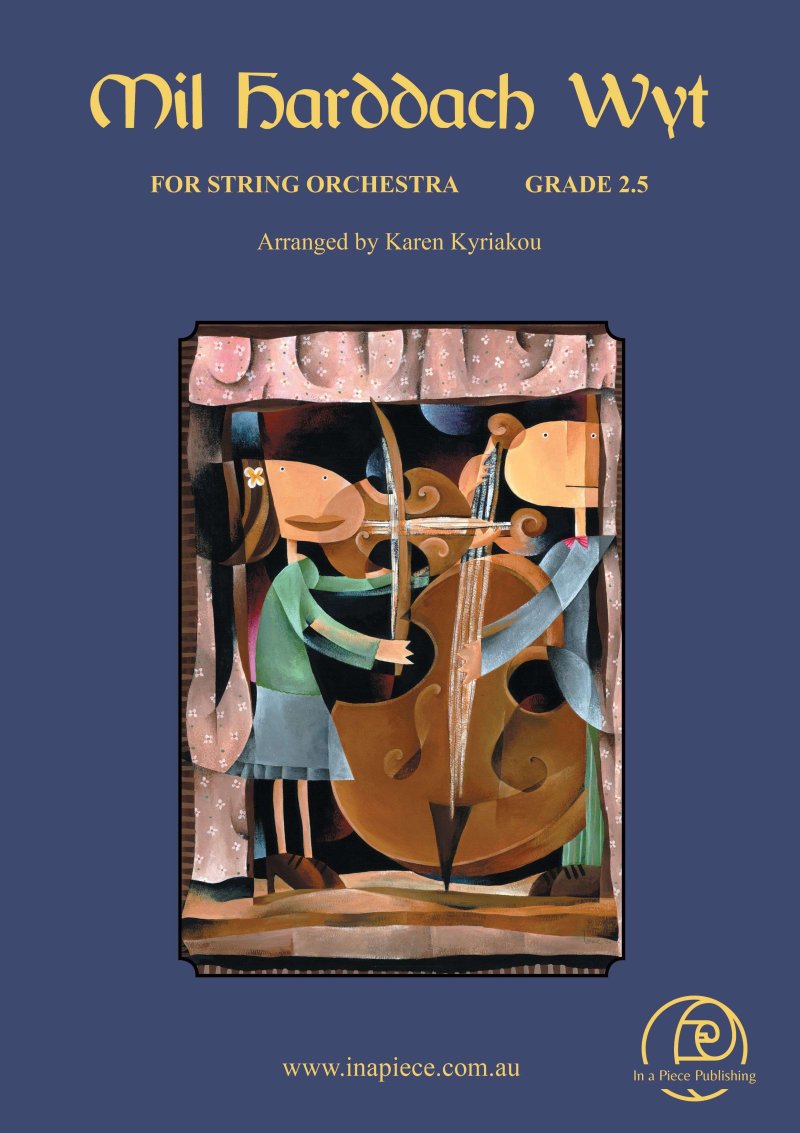 Mil Harddach Wyt for String Orchestra So2.5 Sc/pts