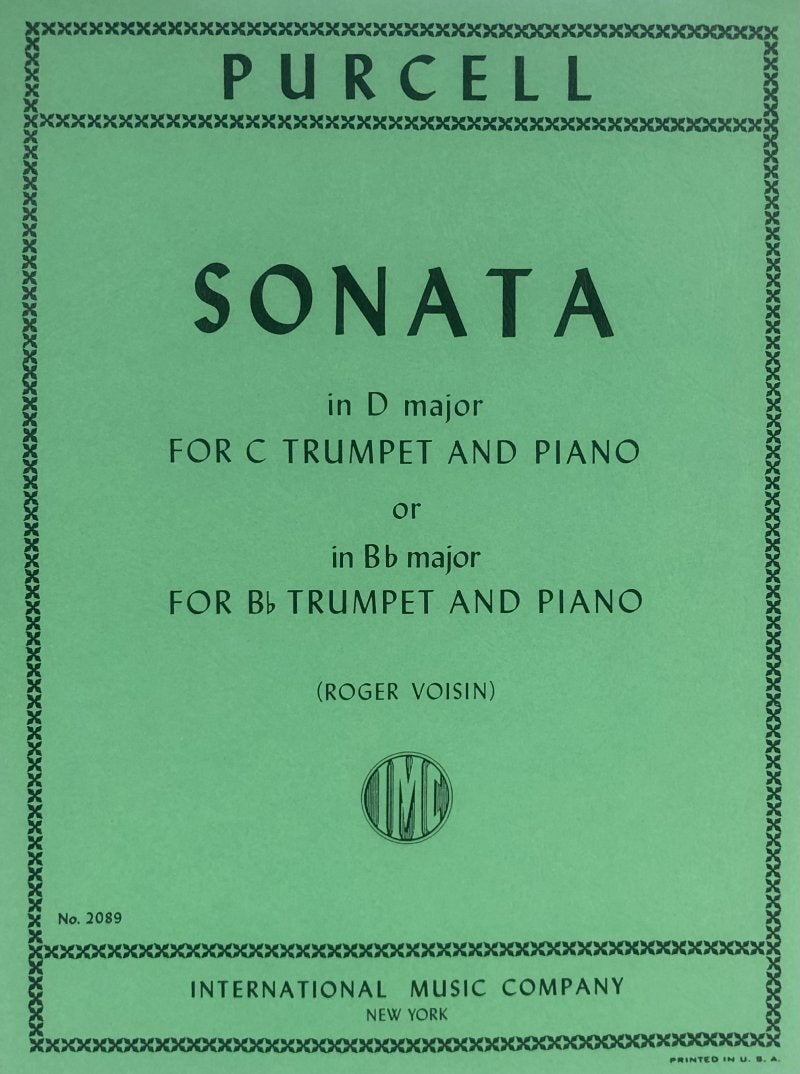 Purcell - Sonata in D & B Flat Trumpet/piano