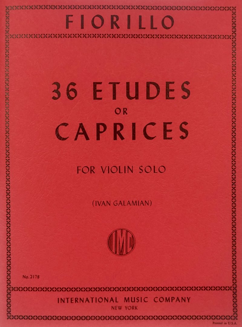 Fiorillo - 36 Etudes or Caprices Violin