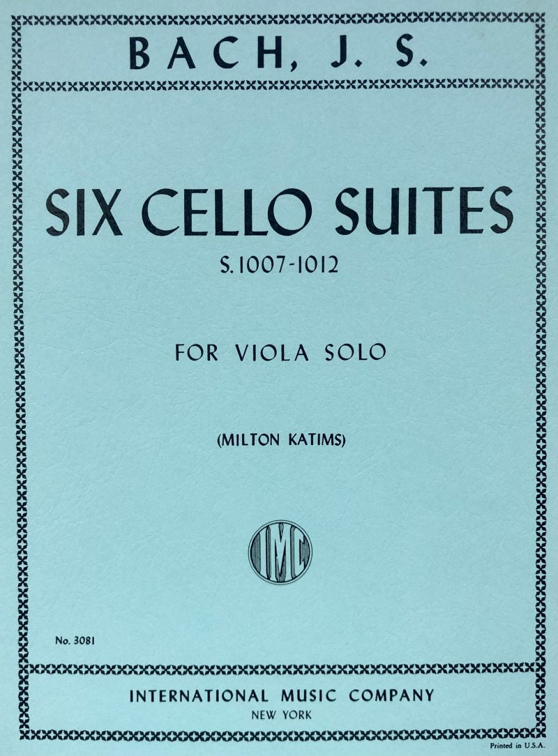 Suites 6 Orig for Vc Arr Katims Vla Solo