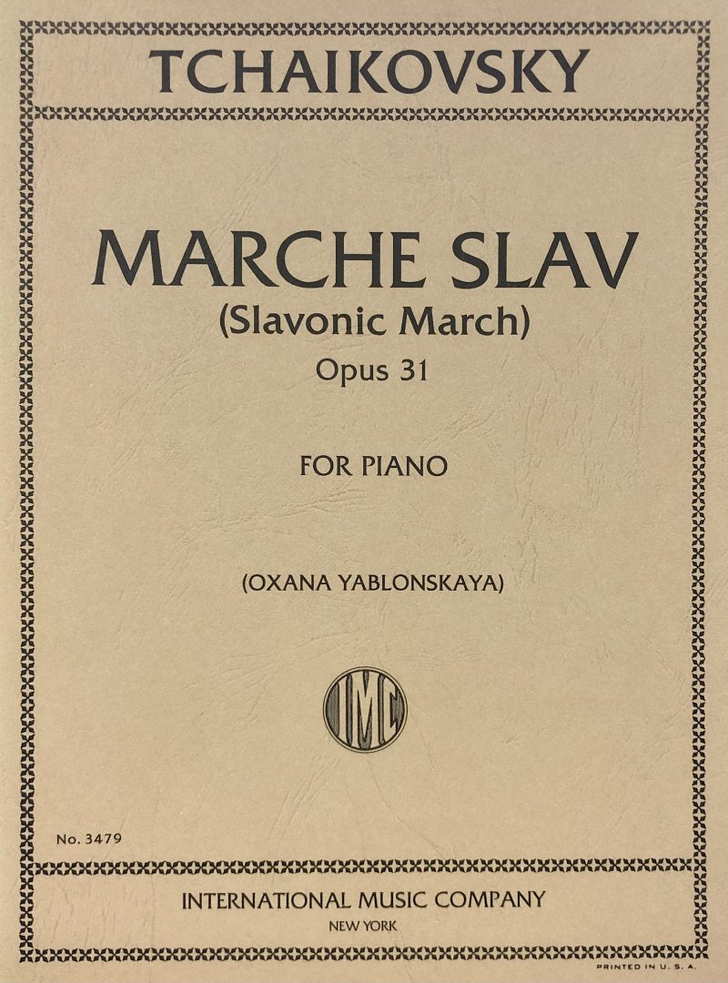 Marche Slav Op 31 for Piano