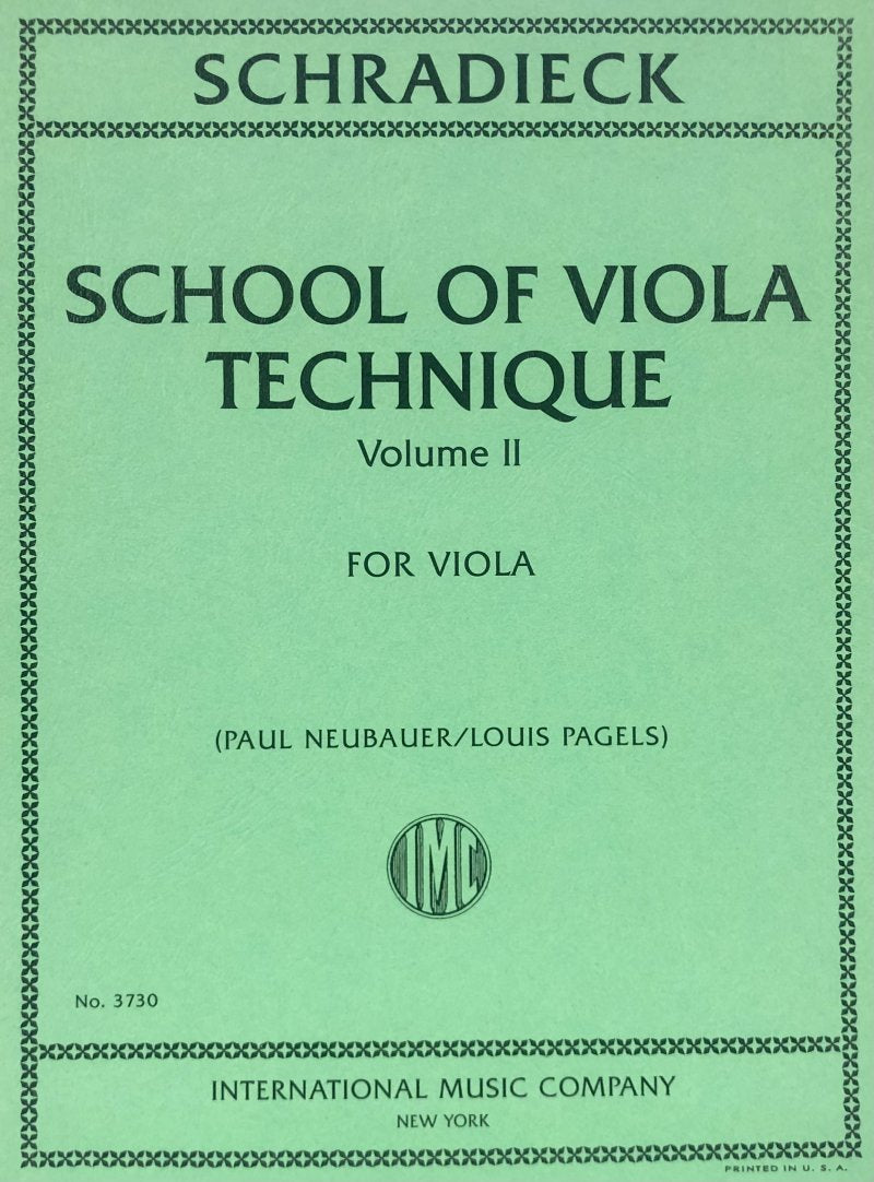 School of Viola Technique Vol 2