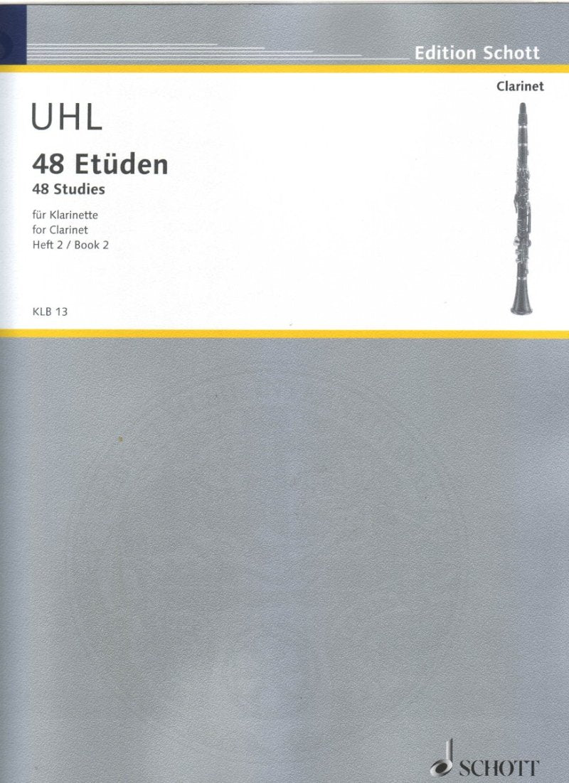 Uhl - 48 Studies Bk 2 Clarinet